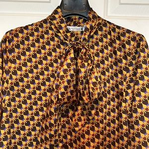 Brand new Zara print satin shirt.